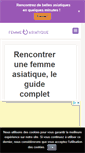 Mobile Screenshot of femme-asiatique.com