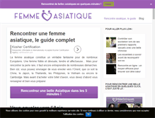 Tablet Screenshot of femme-asiatique.com
